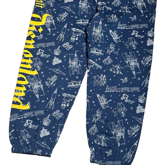 NWOT Disney 100 Disneyland Resort Comfort Jogger Sweatpants Novelty Unisex XXL - Picture 7 of 13
